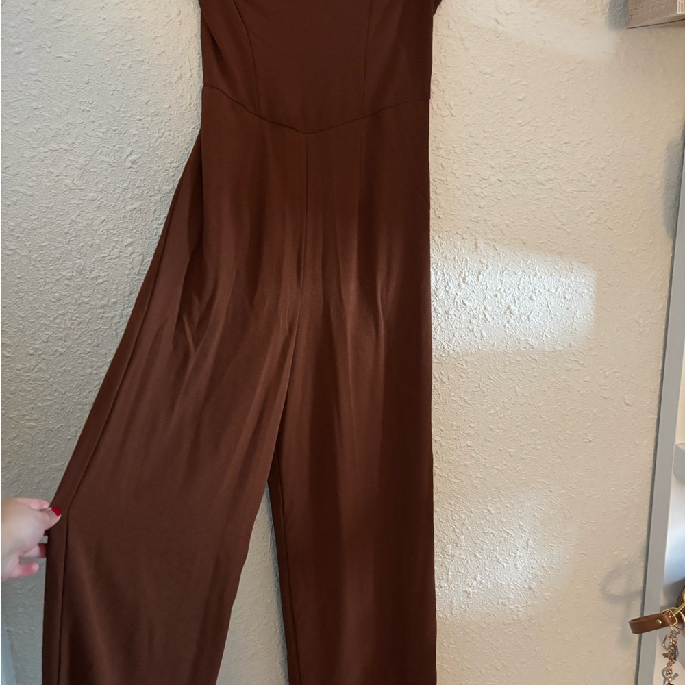 Wild Fable Chocolate Brown Jumpsuit